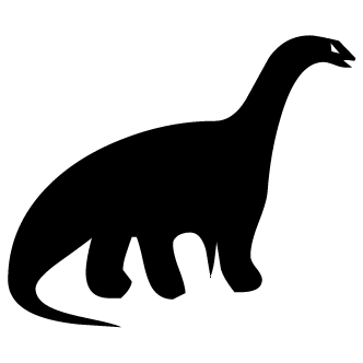 Vector de Brontosaurio