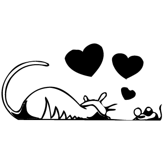 Vector de Gatos De Amor