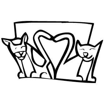 Vector de Gatos De Amor