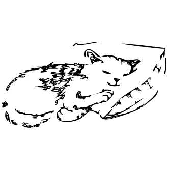Vector de Gatos Durmiendo