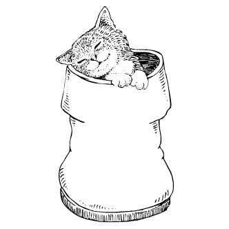 Vector de Gatos Jugando