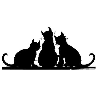 Vector de Grupos De Gatos