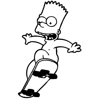 Vector de Bart Simpsons