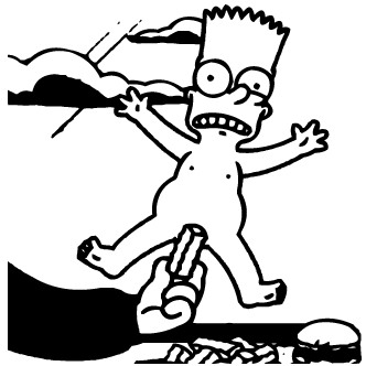 Vector de Bart Simpsons