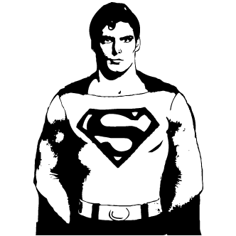 Vector de Super Man