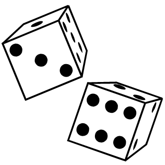 Dice Coloring Pages Sketch Coloring Page