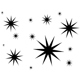 Vector de Grupos De Estrellas