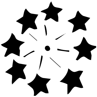 Vector de Grupos De Estrellas