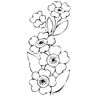 Vector de Flores Abstractas Compuestas