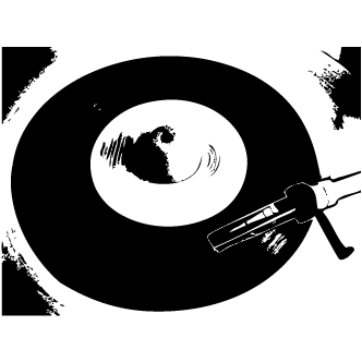 Vector de Dj Mesa Mescladora