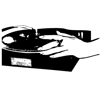 Vector de Dj Mesa Mescladora