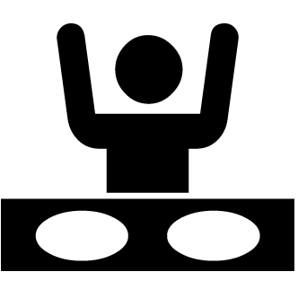 Vector de Dj Tocando