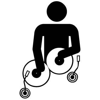 Vector de Dj Tocando
